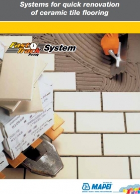 Sistēmas ātrai flīžu grīdas klājuma atjaunošanai