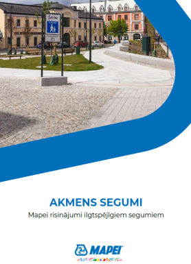 Akmens un bruģakmens ieklāšanas un šuvošanas sistēmas