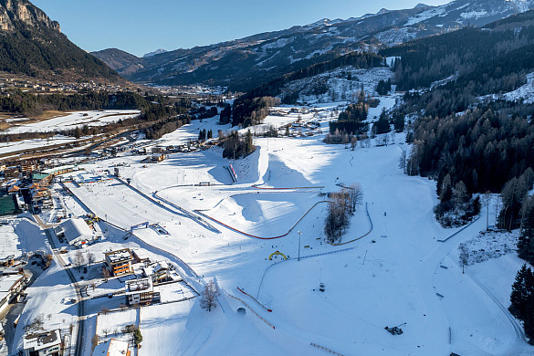 Fabio Canal distanču slēpošanas un biatlona centrs – MAPEI risinājumi Milano Cortina 2026 infrastruktūrā