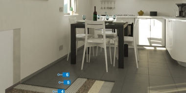 Flīžu klājuma izveides sistēma ar skaņas izolāciju