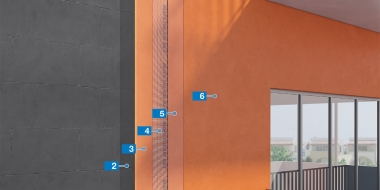 Fasādes remonts ar sietu